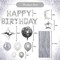 Disco Birthday Party Decorations - 87pcs Disco Happy Birthday Party Decorations Silver Backdrop Disco Birthday Balloons Ball Decor 60s 70s 80s Cool Retro Silver Birthday Decorations Women Men